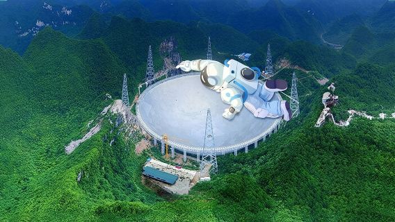 貴州平塘中國天眼設施一日遊【觀500公尺口徑球面電波望遠鏡】