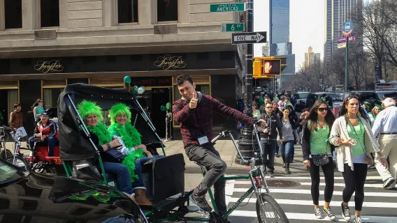 NYC: Höhepunkte-Tour mit der Fahrradrikscha im Zentralpark