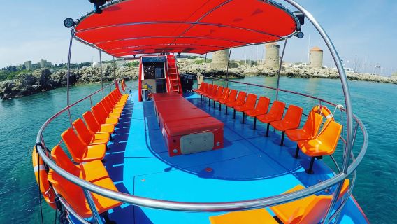 Rodi: tour in autobus e sottomarino sali e scendi