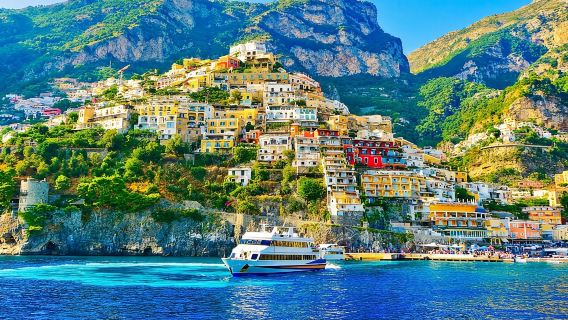 Excursión de un día a la Costa Amalfitana y Positano desde Roma con crucero costero