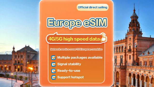 【ヨーロッパ多国対応】5G/4G | eSIMデータカード | 3-30日間のセットメニューから選択可能 | 即時利用可能 | ホットスポット対応 | QRコード