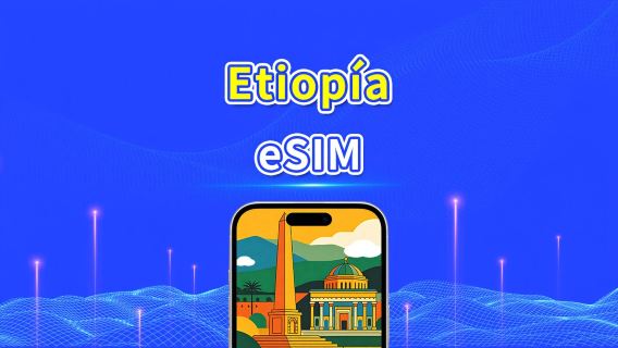 Etiopía | eSIM 4G | Datos de alta velocidad | Paquete diario/de datos | Facturación por 24 horas | 1-30 días | Código QR