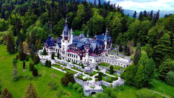 3-Castle: Peles,Bran,Rasnov,Sinaia Monastery from Brasov w pickup