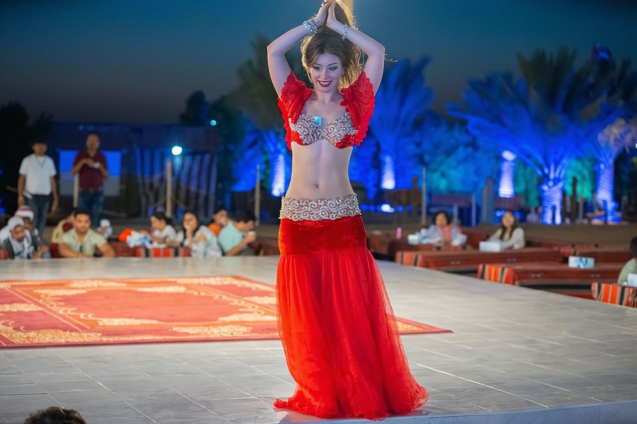 Standard Desert Safari, camel ride, BBQ Dinner, Belly Dance Show, Pick & Drop 
