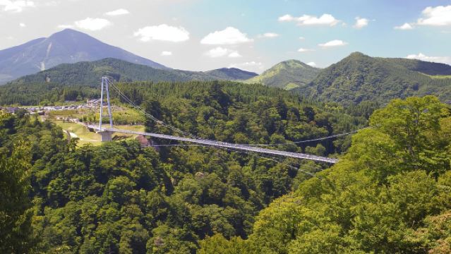 Departing from Beppu, Japan: Hells of Beppu + Kinrin Lake + Kokonoe Yume Otsuribashi + Yufuin Onsen