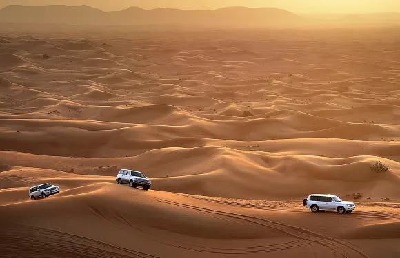 杜拜沙漠探險之旅：越野飆沙、騎駱駝、滑沙及燒烤