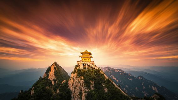 河南洛陽老君山設施一日遊【巴士直達索道口|早中晚三班可選】