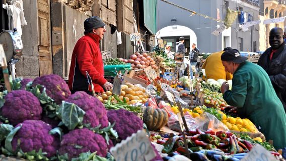 Recorrido gastronómico callejero por Catania