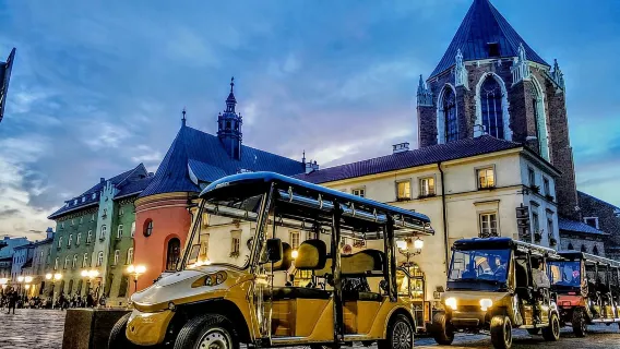 Cracovia: tour della Città Vecchia in golf cart elettrico