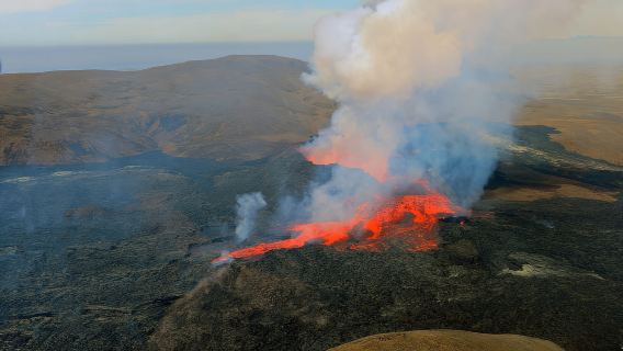 Reykjavik : Visite du volcan en hélicoptère (45 minutes)