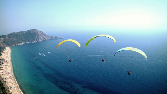 Alanya: Tandem Paragliding SkyDiving With Pick-up & Drop-off