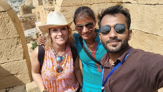Tour a piedi del patrimonio di Jaisalmer con guida turistica professionale