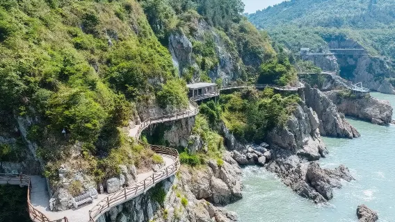 洞頭風景區【包車遊】半屏山+望海樓+小洱海+海上月偍