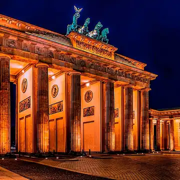 ブランデンブルク門+国会議事堂 (ドイツ)+ゲーデンスケッテ