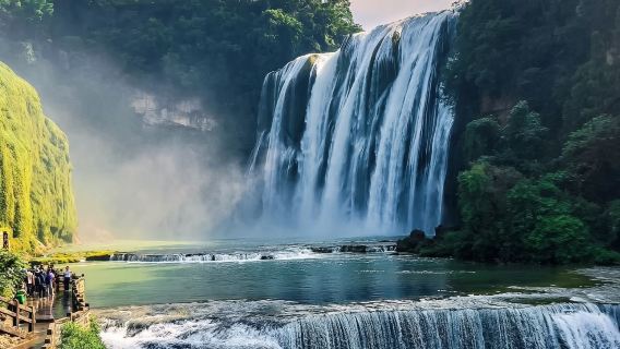 Guiyang, Guizhou: Huangguoshu Waterfall + Doupotang + Tianxing Bridge|Private Tour (Chinese and English)#