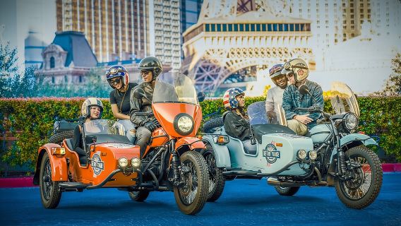 ทัวร์รถมอเตอร์ไซค์พ่วงข้างแบบส่วนตัว 2 ชั่วโมงพร้อมไกด์ในลาสเวกัส