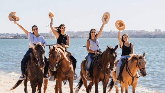 Beach Horseback Riding in GROUP + Photo Report - PDT
