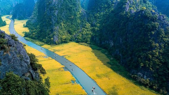Hoa Lu Tam Coc y la cueva Mua con almuerzo buffet