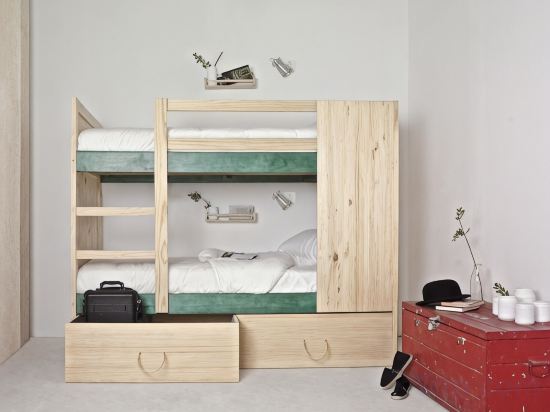 The Hat Madrid Room Type - Bed in 8 Beds Mixed Dormitory with Shared Bathroom