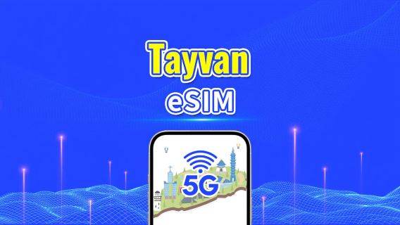 Tayvan eSIM | Yüksek Hızlı İnternet | 5G/4G | Günlük Paket/Veri Paketi | Takvim Günü | 1-30 Gün | QR Kodu
