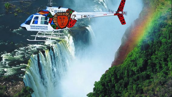 Victoria Falls Flight of the Angels Helicopter Flight