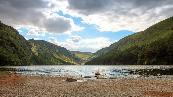 Glendalough, Wicklow, Kilkenny dan penggembalaan anjing gembala dari Dublin