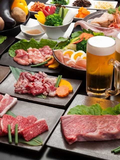 大阪道頓堀網紅打卡 燒肉屋大牧場 和牛燒肉自助 套餐預訂(購買套餐更划算)