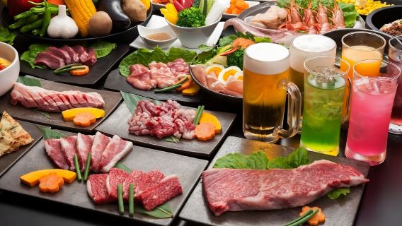 Wagyu BBQ Buffet at Yakinikuya Daibokujyo Dotonboriten – Osaka’s Trendy Must-Eat in Dotonbori!