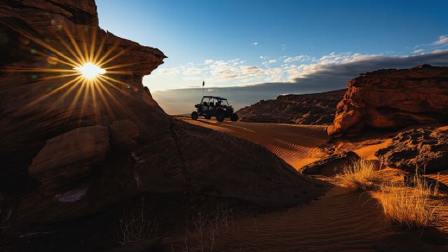 Greater Zion: Sunset UTV Tour at Sand Hollow