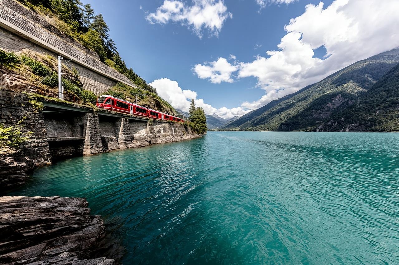 Desde Milán: Excursión de un día en tren Bernina a Tirano y St. Moritz