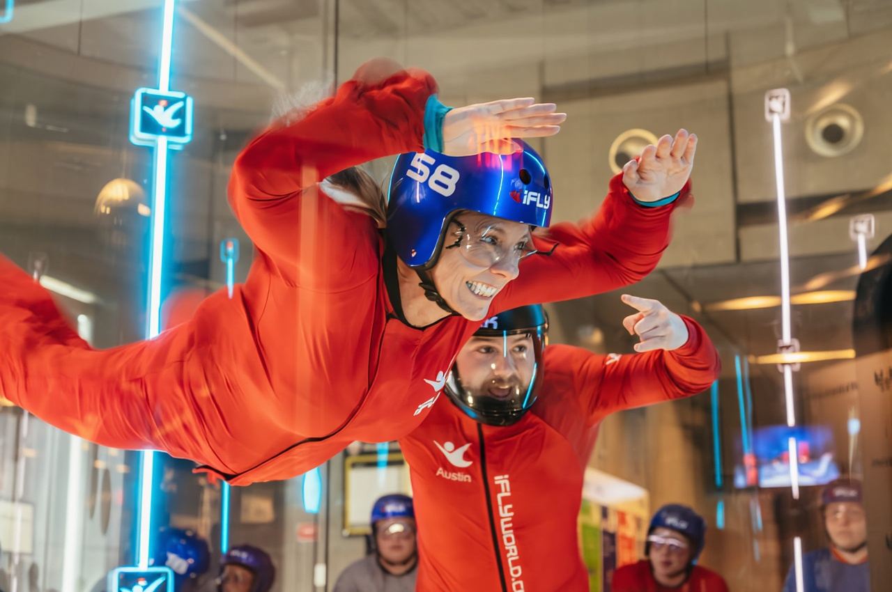 iFLY King of Prussia (ฟิลาเดลเฟีย) ประสบการณ์นักบินครั้งแรก