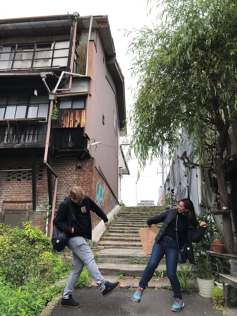 Nostalgic Osaka, walk in totally different from Dotonbori