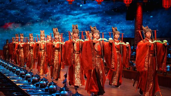 Pékin Yuxiandu · Expérience au Musée de la Cuisine Royale (Festin impérial chinois de première classe + Luxe des empereurs chinois + Expérience de costume ancien en option + Visite du musée)