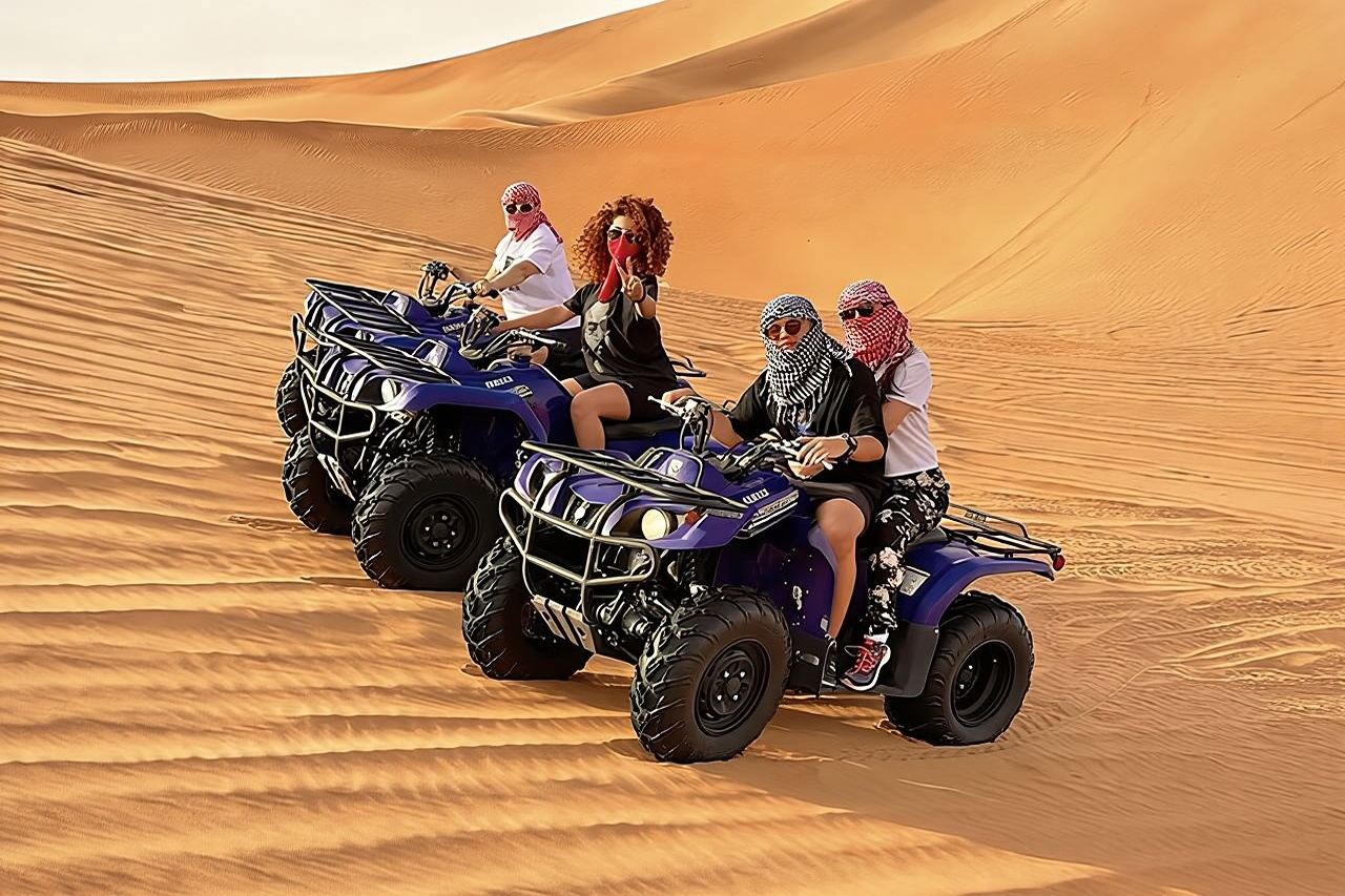 Dubai Red Dune Desert Safari with Quad Biking & Premium Camp