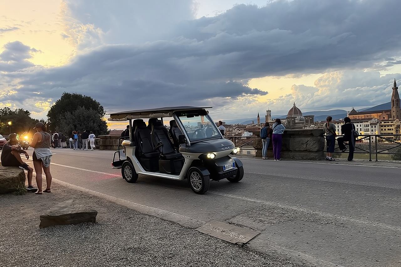 Florence : Scenic tour of Piazzale Michelangelo with tasting