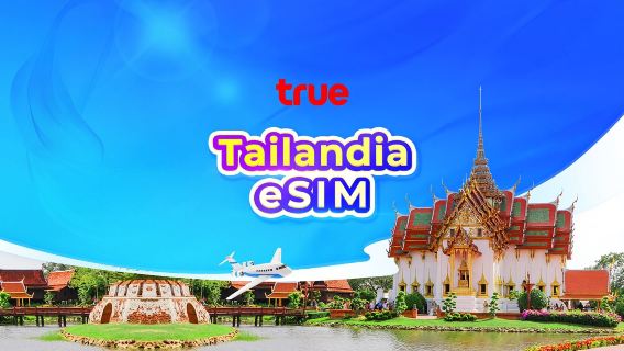 eSIM 5G de Tailandia Truemove | TikTok y ChatGPT disponibles | Instalación en la aplicación | Facturación por 24 horas | Código QR