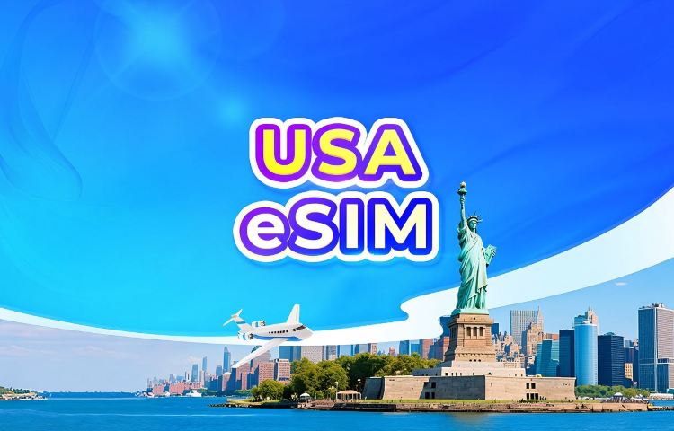 United States 5G eSIM | Daily Plan / Total Data | 1-30 Days | 24-Hour Billing | QR Code (Excluding Guam & Saipan)
