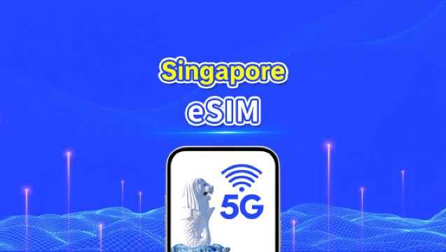 Singapore eSIM | 5G/4G | Daglig pakke/data pakke | Højhastighedsdata | Kalenderdøgnsafregning | 1-30 dage | QR-kode