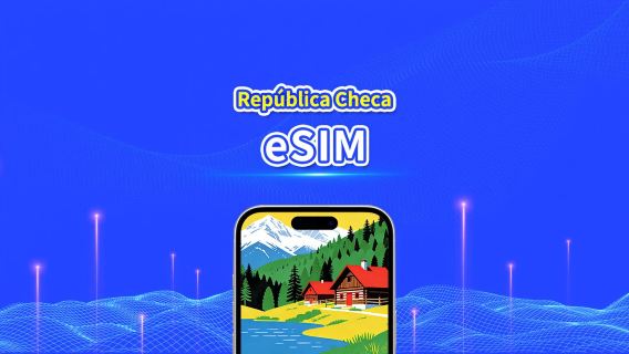 eSIM de la República Checa | 4G | red de alta velocidad | Paquete de datos diario/total | Facturación de 24 horas | 1-30 días | código QR
