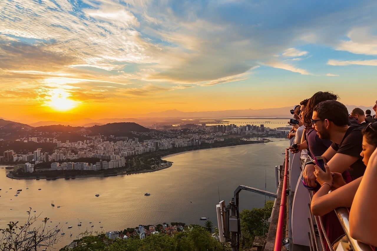 Brazil Rio de Janeiro Highlights Half-Day Tour Sugarloaf Mountain Sunset/Christ the Redeemer/Selaron Steps