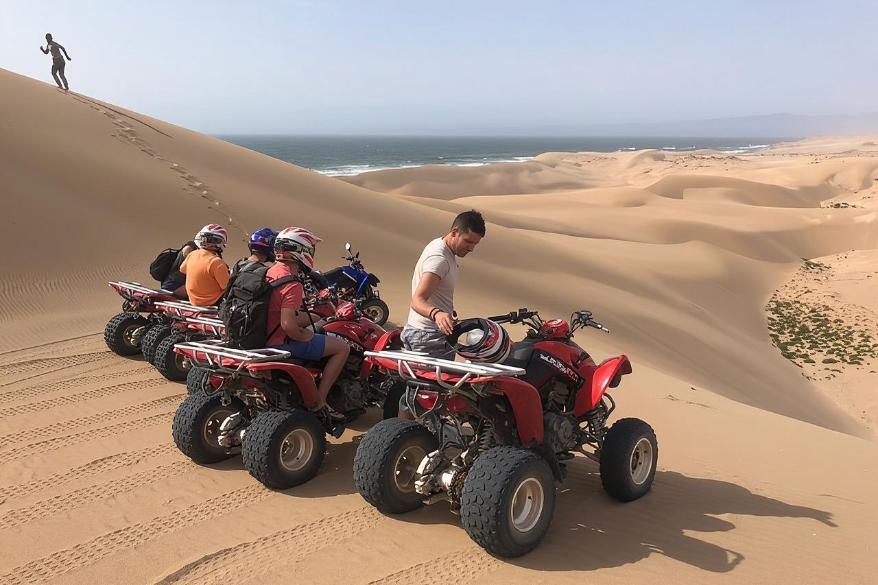 Tour guidato in quad ad Agadir e opzione sandboarding