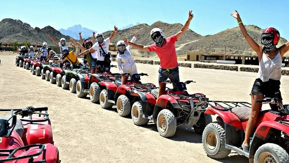 Avventura safari VIP di 3 ore in quad a Hurghada
