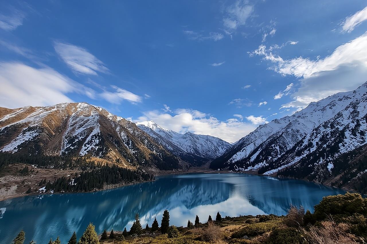Tour privato o di gruppo del Grande Lago di Almaty in auto o a piedi