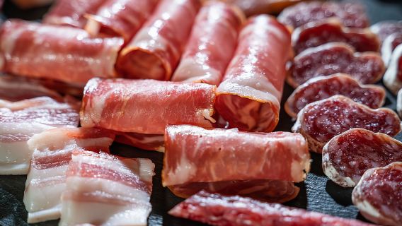 Visit and wine tasting with sausage and BODEGA PIRINEOS cheese