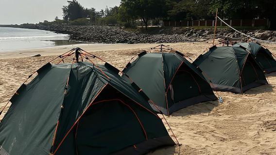 Lagos: Tarkwa Bay Beach Sleepover with Surfing Lesson