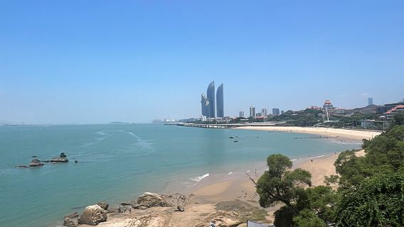 Privattour für einen Tagesausflug in Xiamen [Meerblick auf Jinmen + Ringstraße + Hulishan-Festung + vegetarisches Mittagessen inklusive]