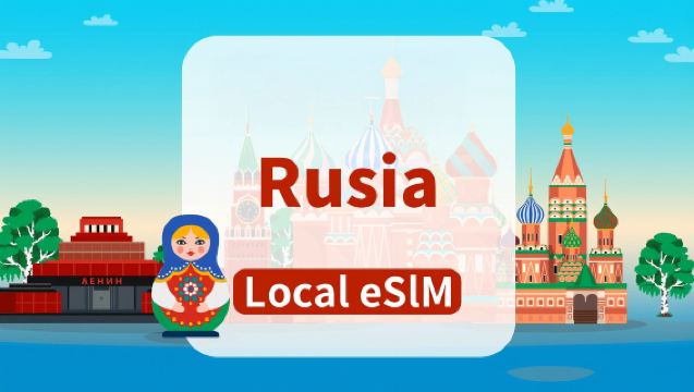 eSIM 4G Beeline de Rusia | Datos totales 10GB/20GB/40GB | Red de alta velocidad | Compatible con llamadas, SMS y aplicaciones locales | Tarifa por día natural | Código QR