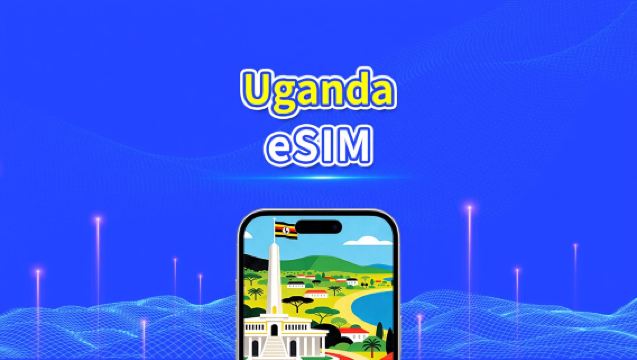 eSIM Uganda | 4G | Pakej Data Harian/Total | 1–30 hari | Pengebilan 24 Jam | Kod QR