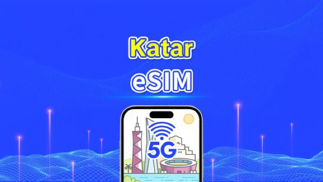 Katar eSIM | 5G/4G | Yüksek Hızlı İnternet | 24 Saat | 1-30 Gün Arası Seçenekler | QR Kodu