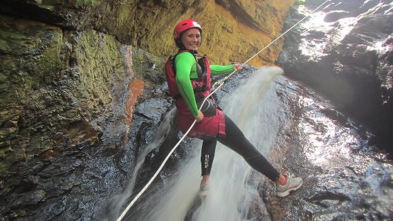 Short Canyoning Trip in The Crags